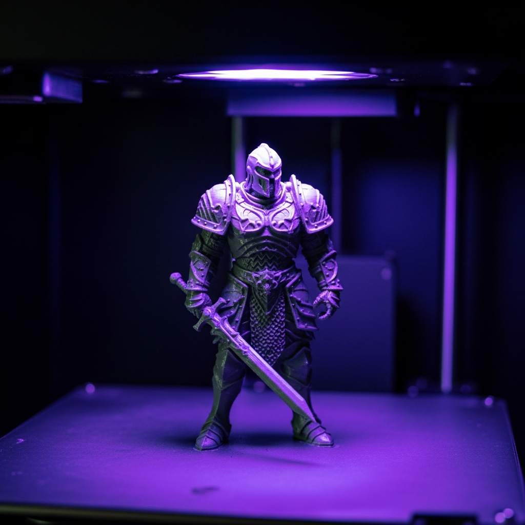 Impression résine UV haute précision - détails fins