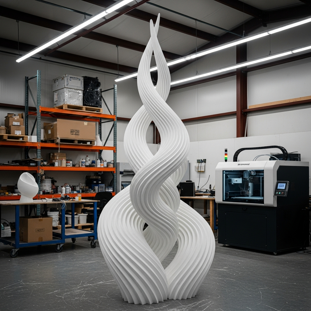 Pièces imprimées en 3D grand format - production Vendée