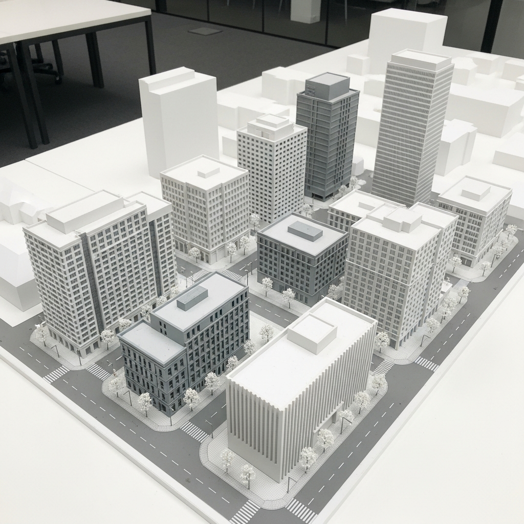 Maquette architecture grand format