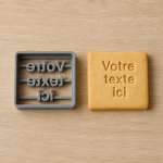 emporte pièce carré personalisable