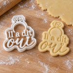 Emporte-pièce Elle a dit oui (EVJF / mariage) : version « Il a dit oui », imprimé en 3D par 3D'CLYPSE