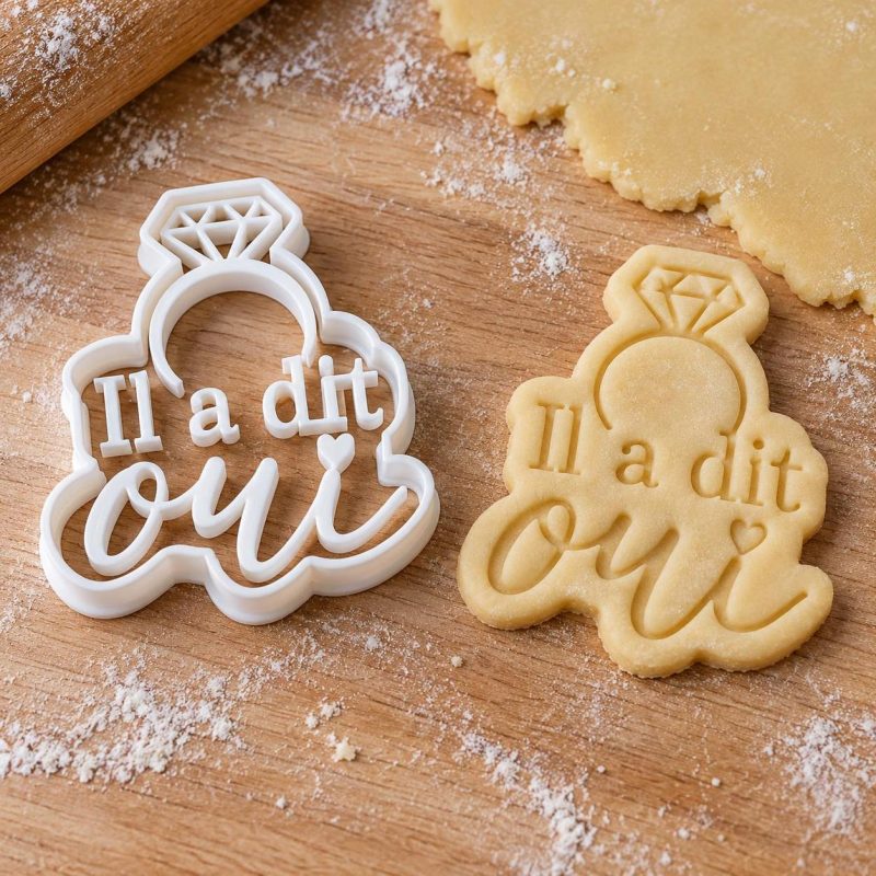 Emporte-pièce Elle a dit oui (EVJF / mariage) : version « Il a dit oui », imprimé en 3D par 3D'CLYPSE