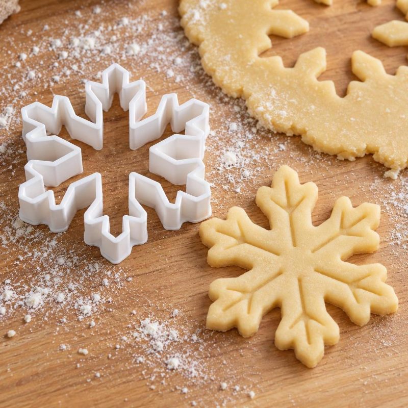 Emporte-pièce flocon de neige : version « Classique 6 branches », imprimé en 3D par 3D'CLYPSE