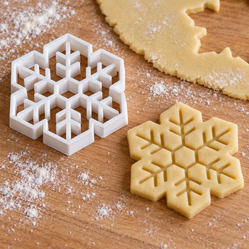 Emporte-pièce flocon de neige : version « Hexagonal », imprimé en 3D par 3D'CLYPSE