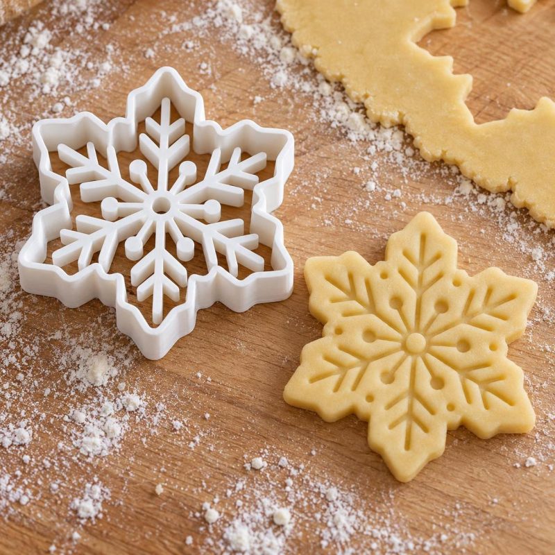 Emporte-pièce flocon de neige : version « Scandinave », imprimé en 3D par 3D'CLYPSE