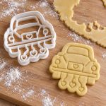 Emporte-pièce Just Married avec voiture cannelée imprimé en 3D par 3DClypse