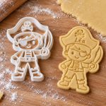 Emporte-pièce pirate avec prénom personnalisé : version « Pirate garçon », imprimé en 3D par 3D'CLYPSE