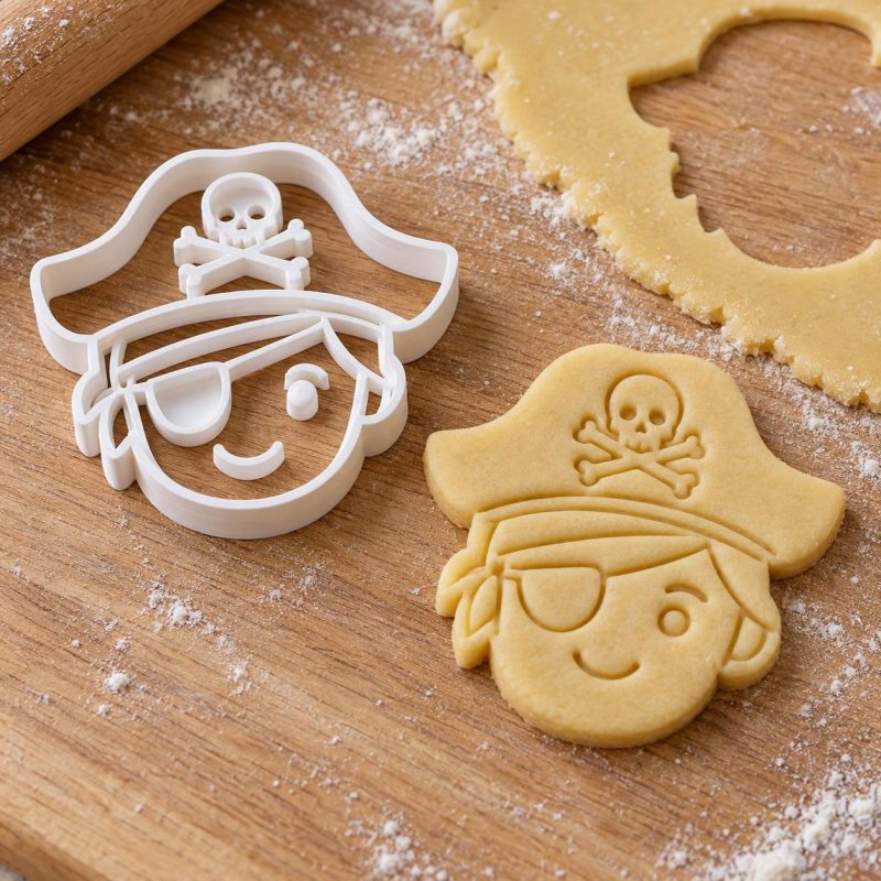 Emporte-pièce pirate personnalisable imprimé en 3D par 3DClypse