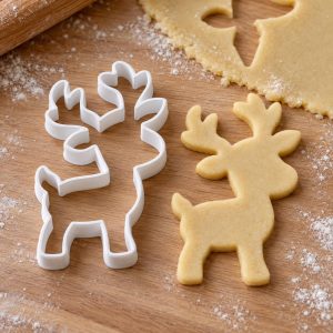 Emporte-pièce renne de Noël personnalisable imprimé en 3D par 3DClypse
