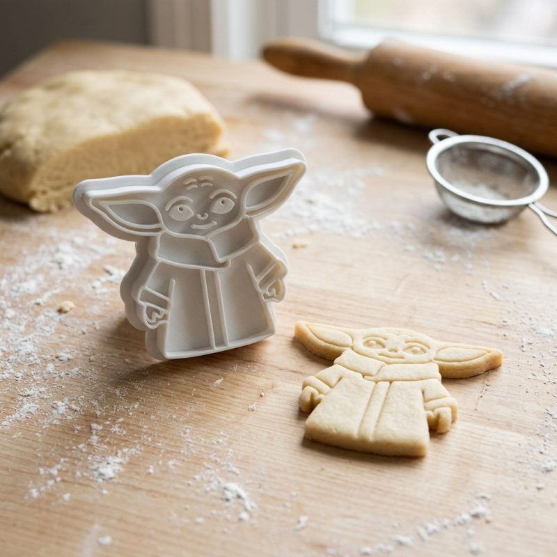 Emporte-pièce Yoda Baby Grogu personnalisable imprimé en 3D par 3DClypse
