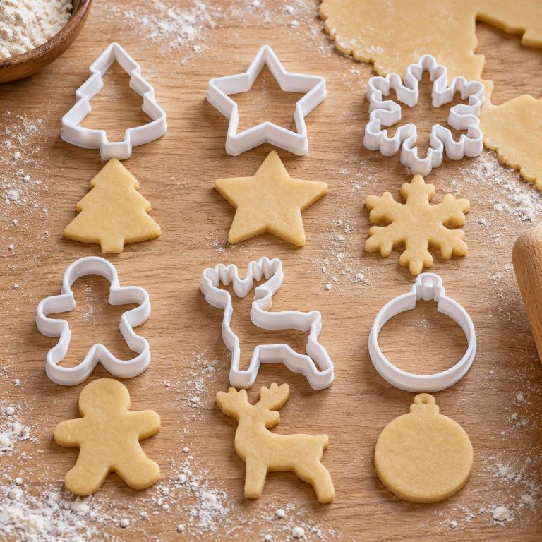 Lot de 6 emporte-pièces de Noël