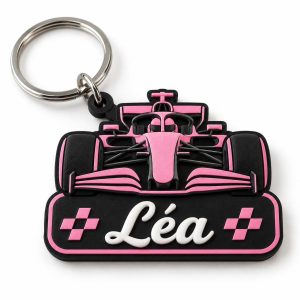 Porte-clé F1 pseudo team imprimé en 3D par 3DClypse