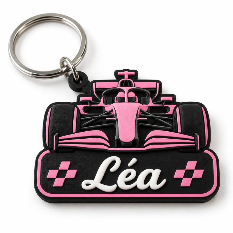 Porte-clé F1 pseudo team imprimé en 3D par 3DClypse