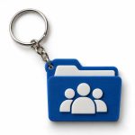 Porte-clé forme libre fichier client, imprimé en 3D par 3D'CLYPSE