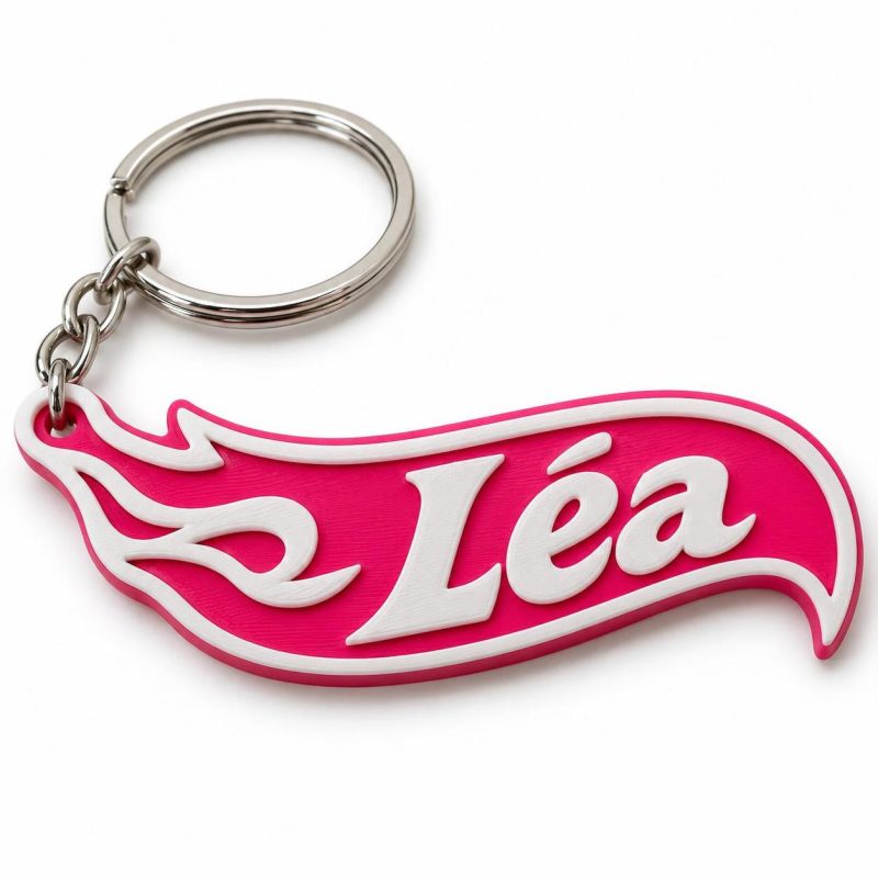 Porte-clé Hot Wheels personnalisable | prénom sur le logo imprimé en 3D par 3DClypse