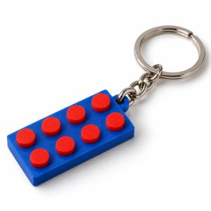 Porte-clé Lego brique perso, imprimé en 3D par 3D'CLYPSE