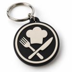 Porte-clé NFC menu restaurant imprimé en 3D par 3DClypse