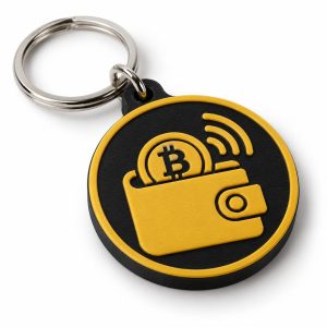 Porte-clé NFC wallet crypto imprimé en 3D par 3DClypse