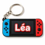 Porte-clé Nintendo Switch prénom imprimé en 3D par 3DClypse