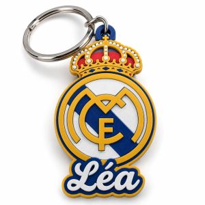 Porte-clé Real Madrid prénom imprimé en 3D par 3DClypse