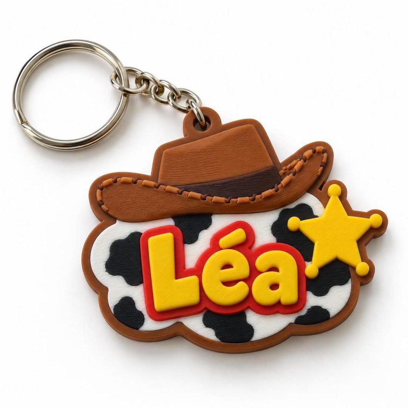 Porte-clé Toy Story prénom imprimé en 3D par 3DClypse