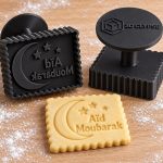 Tampon biscuit Aïd Moubarak croissant de lune imprimé en 3D par 3DClypse