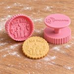 Tampon biscuit famille Aïd Saïd calligraphie ronde imprimé en 3D par 3DClypse