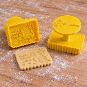 Tampon biscuit personnalisé dessin d'enfant gravé imprimé en 3D par 3DClypse