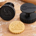 Tampon biscuit Ramadan datte et croissant imprimé en 3D par 3DClypse