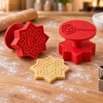Tampon cookie étoile à 8 branches motif islamique imprimé en 3D par 3DClypse