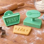 Tampon biscuit prénom et étoiles personnalisé imprimé en 3D par 3DClypse