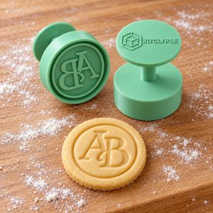 Tampon logo monogramme initiales imprimé en 3D par 3DClypse