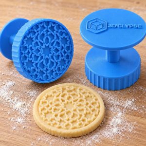 Tampon pâtisserie arabesque géométrique orientale imprimé en 3D par 3DClypse