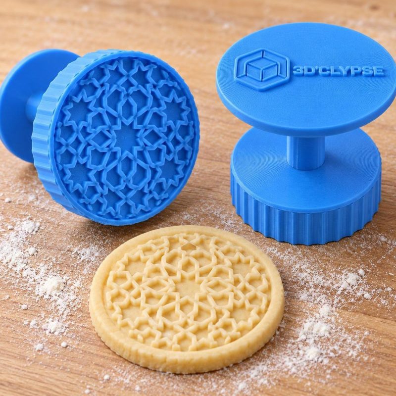Tampon pâtisserie arabesque géométrique orientale imprimé en 3D par 3DClypse