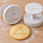 Tampon sablé bague diamant EVJF demande en mariage imprimé en 3D par 3DClypse