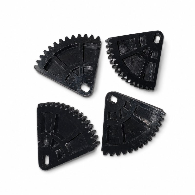 Lot de 4 cassettes de levage engrenage Samsung JC66-03278A en résine noire haute résistance imprimées en 3D
