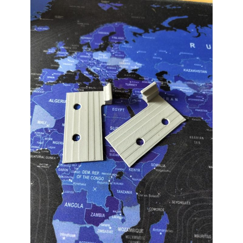 Support de coulisse de tiroir de cuisine – pièce détachée (lot de 2 : droite + gauche), imprimé en 3D par 3D'CLYPSE