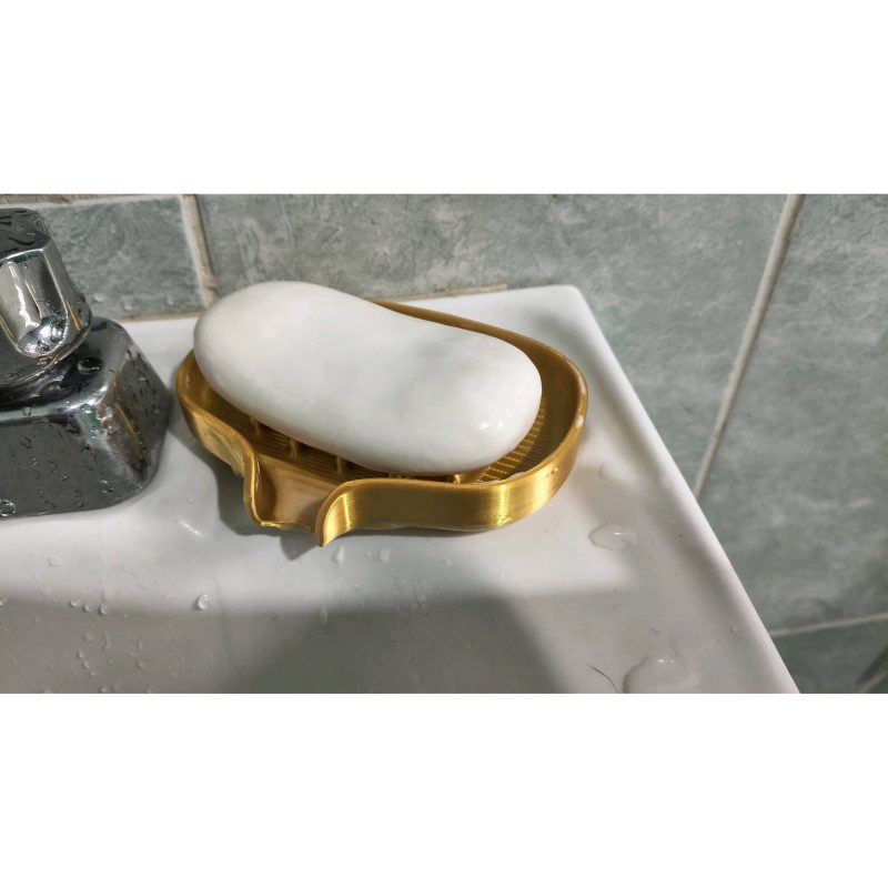 Porte-savon égouttant — imprimé en 3D