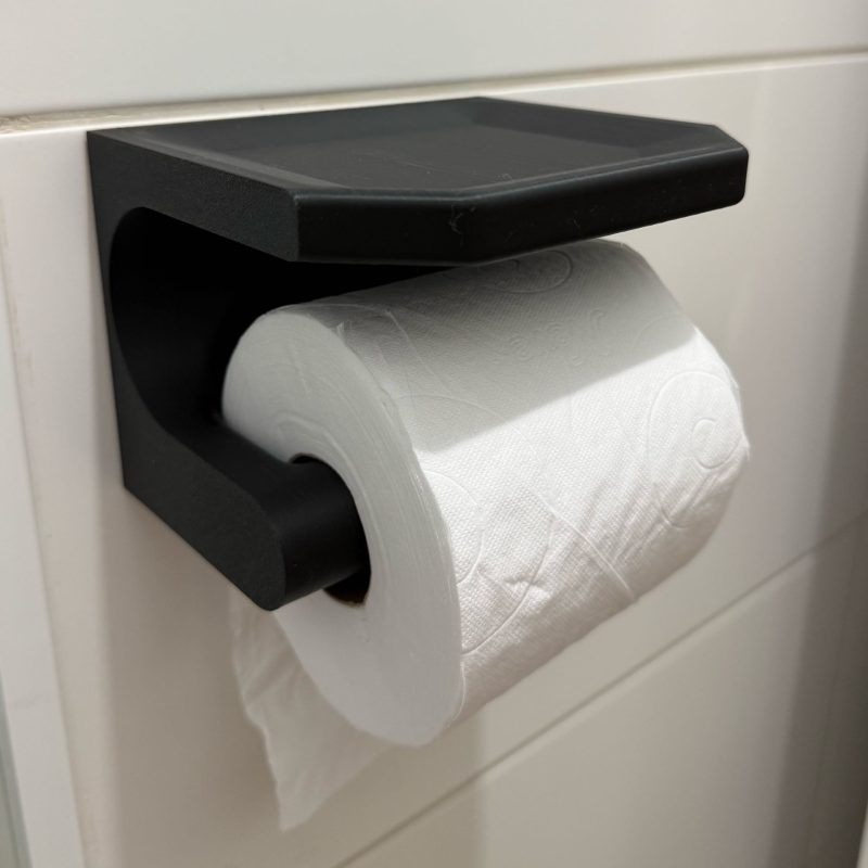 Dérouleur de papier toilette avec tablette
