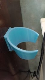 Support sèche-cheveux compact