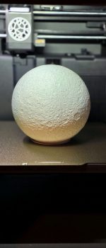 Lampe lune en relief — abat-jour pour ampoule LED