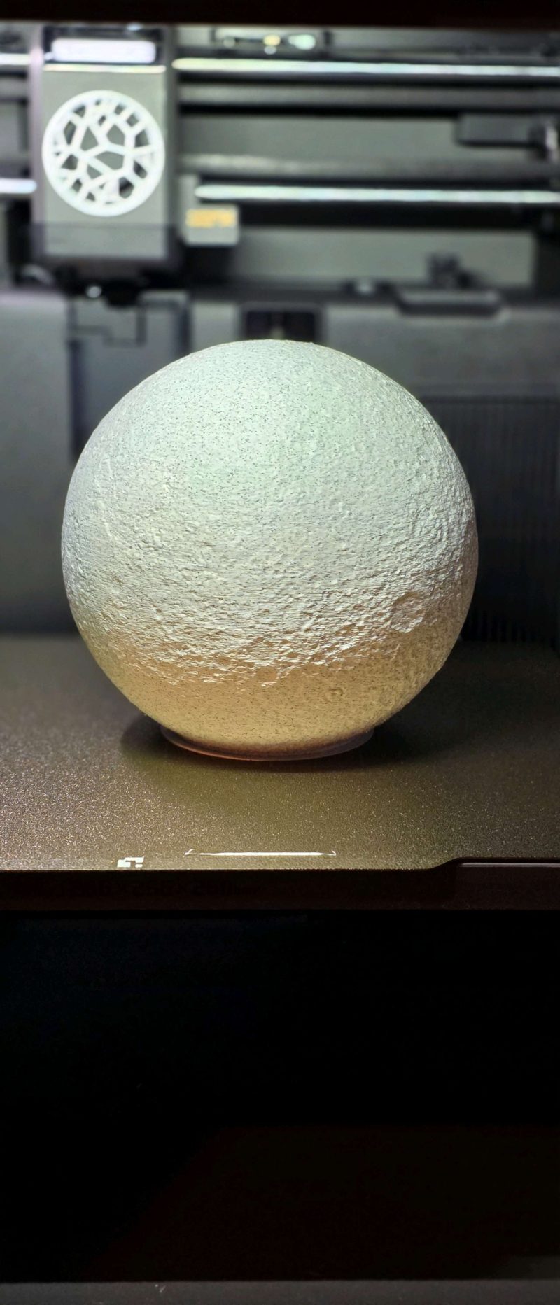 Lampe lune en relief — abat-jour pour ampoule LED