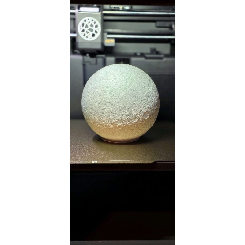 Lampe lune en relief — abat-jour pour ampoule LED