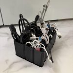 Boîte de rangement pour câbles USB