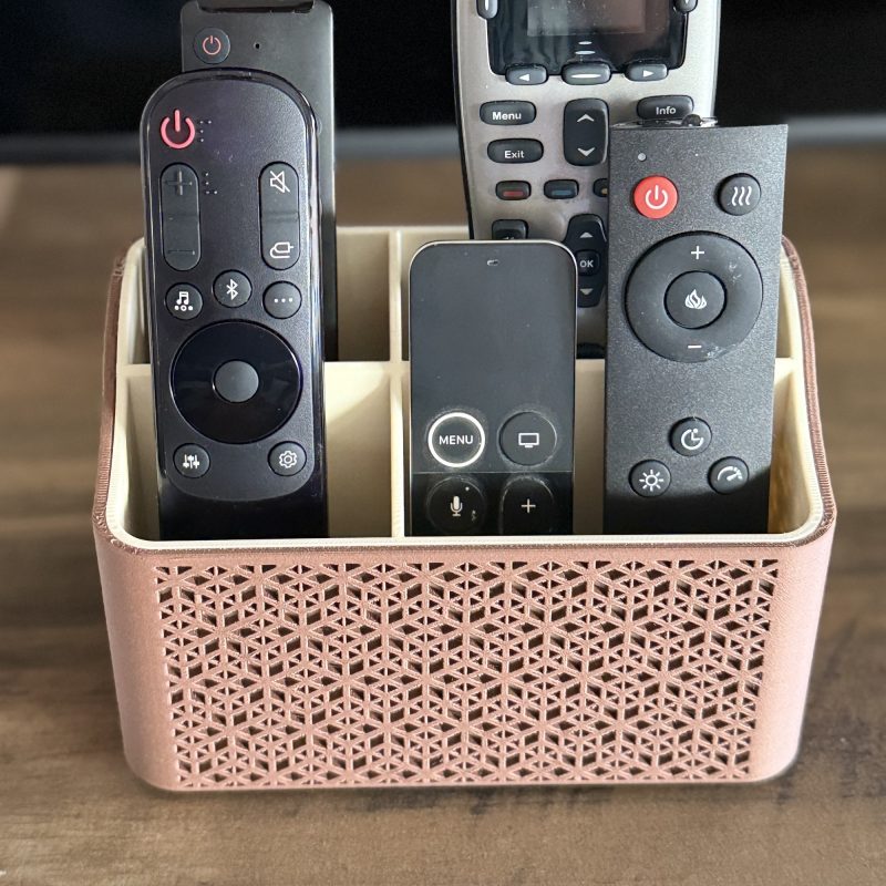 Porte-télécommandes modulaire — cases emboîtables