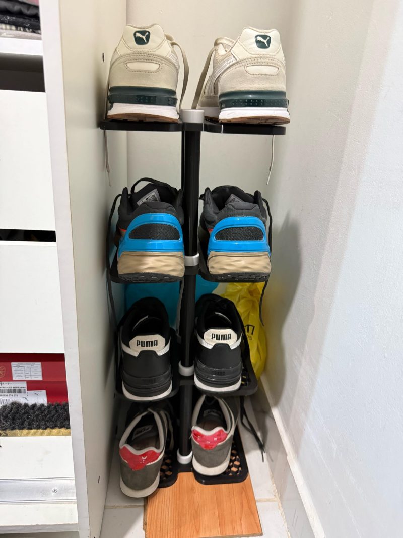Range-chaussures empilable — lot de 2