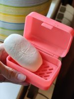 Boîte à savon de voyage — égouttage intégré