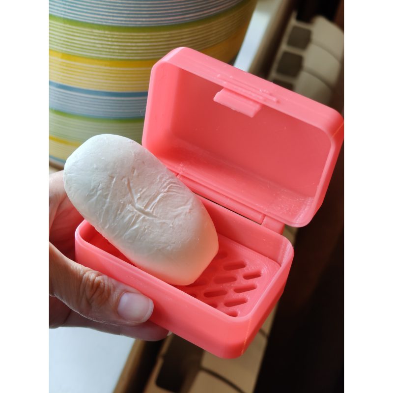 Boîte à savon de voyage — égouttage intégré