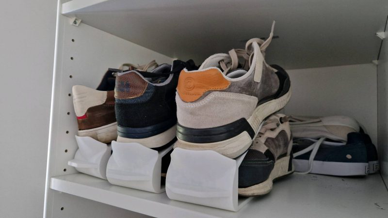 Range-chaussures à languette — lot de 2