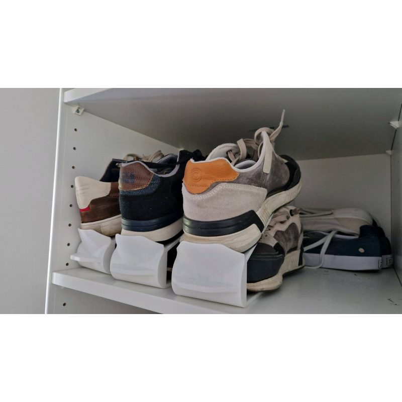 Range-chaussures à languette — lot de 2